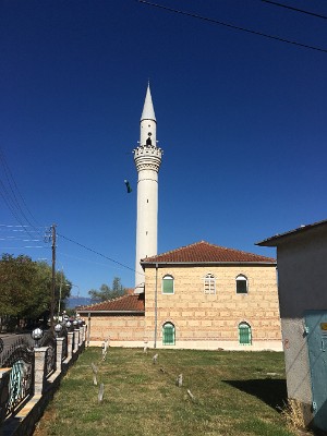 mešita v historickém městě Ohrid